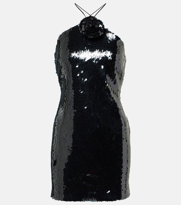  Magda Butrym Magda Butrym Floral-applique Sequined Minidress 