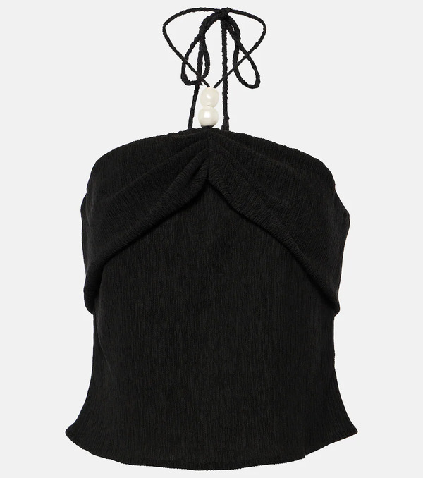  Magda Butrym Magda Butrym Halterneck Crop Top 