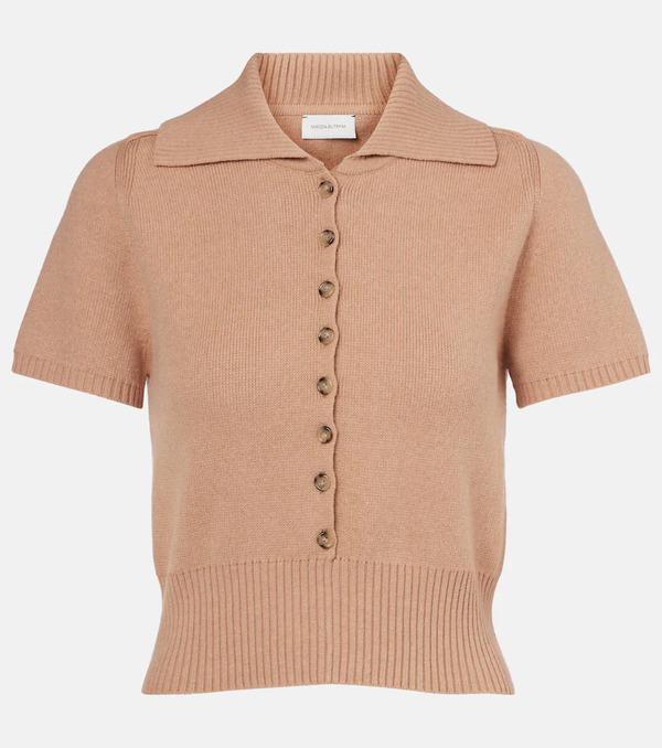  Magda Butrym Magda Butrym Knitted Cotton-blend Top 