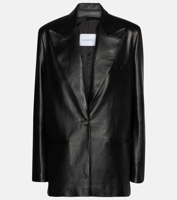  Magda Butrym Magda Butrym Leather Blazer 