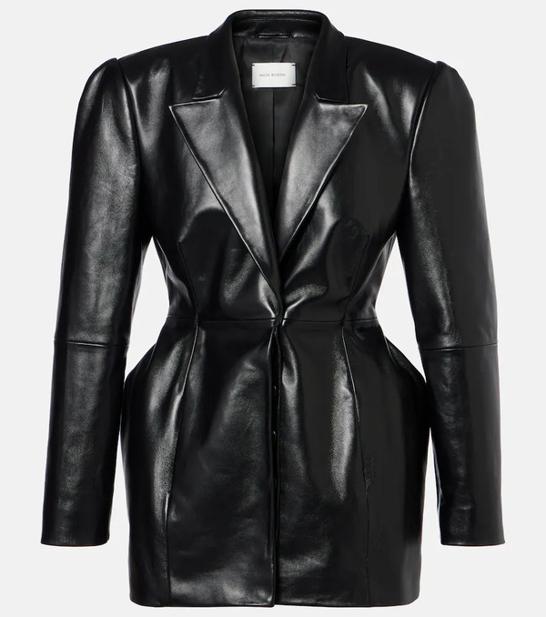  Magda Butrym Magda Butrym Leather Blazer 