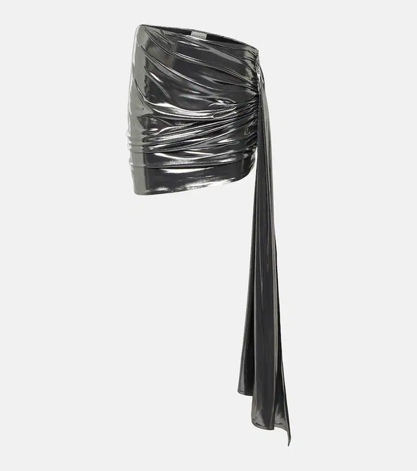  Magda Butrym Magda Butrym Metallic Ruched Miniskirt 