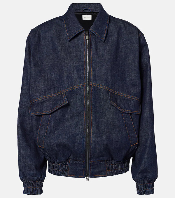  Magda Butrym Magda Butrym Oversized Denim Bomber Jacket 