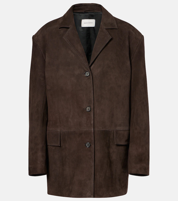  Magda Butrym Magda Butrym Oversized Suede Jacket 