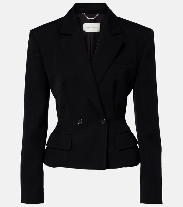  Magda Butrym Magda Butrym Peplum Wool Blazer 