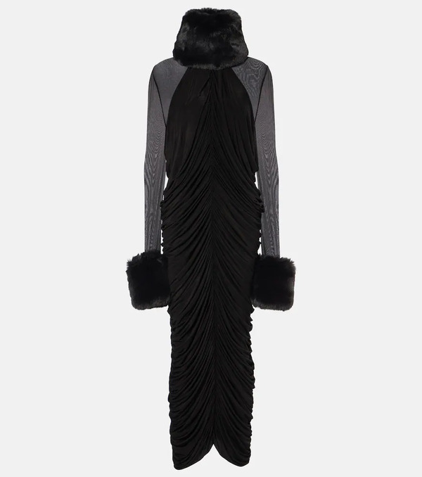  Magda Butrym Magda Butrym Ruched Maxi Dress 