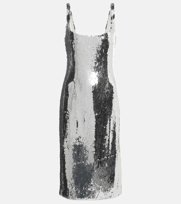  Magda Butrym Magda Butrym Sequined Midi Dress 