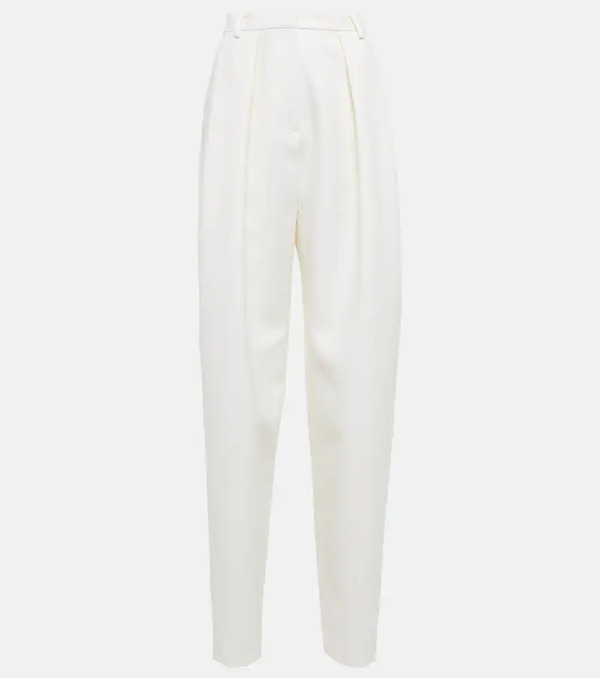  Magda Butrym Magda Butrym Silk And Wool Tapered Pants 