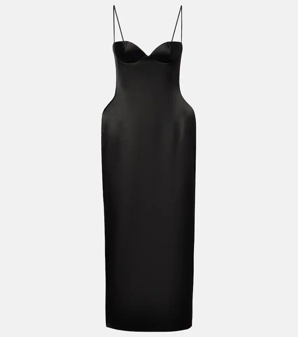  Magda Butrym Magda Butrym Silk Midi Dress 