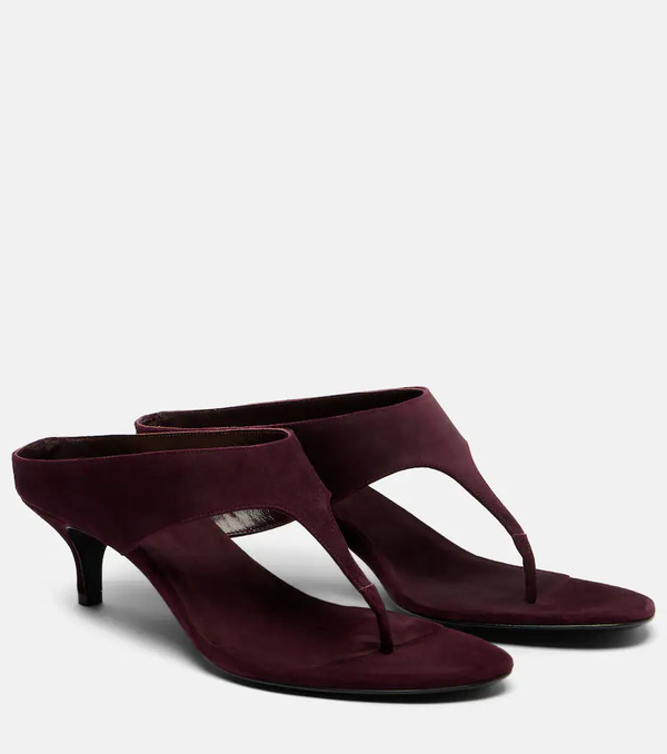  Magda Butrym Magda Butrym Suede Thong Sandals 