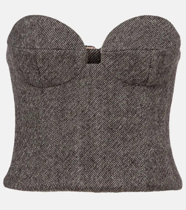  Magda Butrym Magda Butrym Wool-blend Corset 