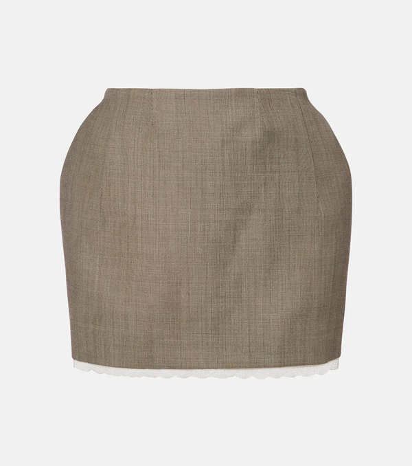  Magda Butrym Magda Butrym Wool Miniskirt 