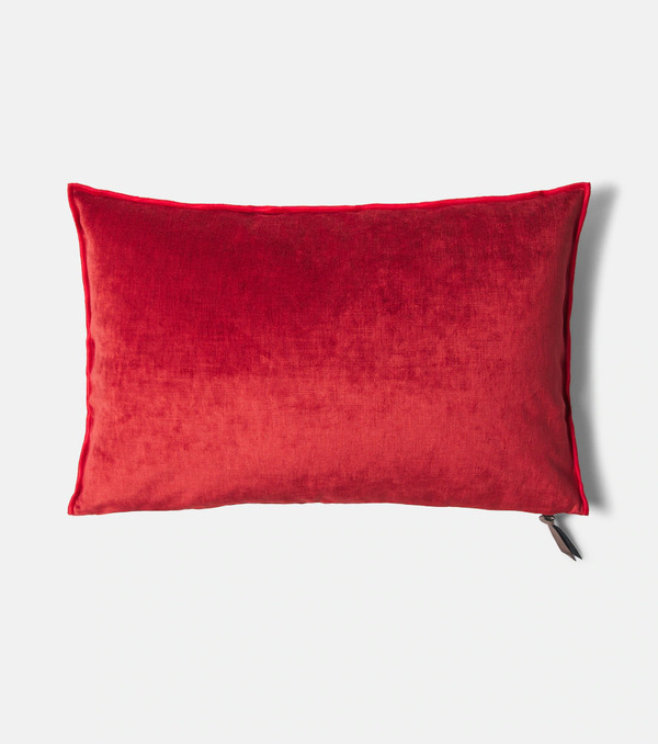  Maison De Vacances Maison De Vacances Leather-trimmed Cushion 