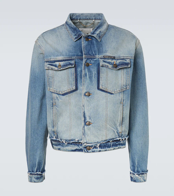  Maison Margiela Maison Margiela Distressed Denim Jacket 