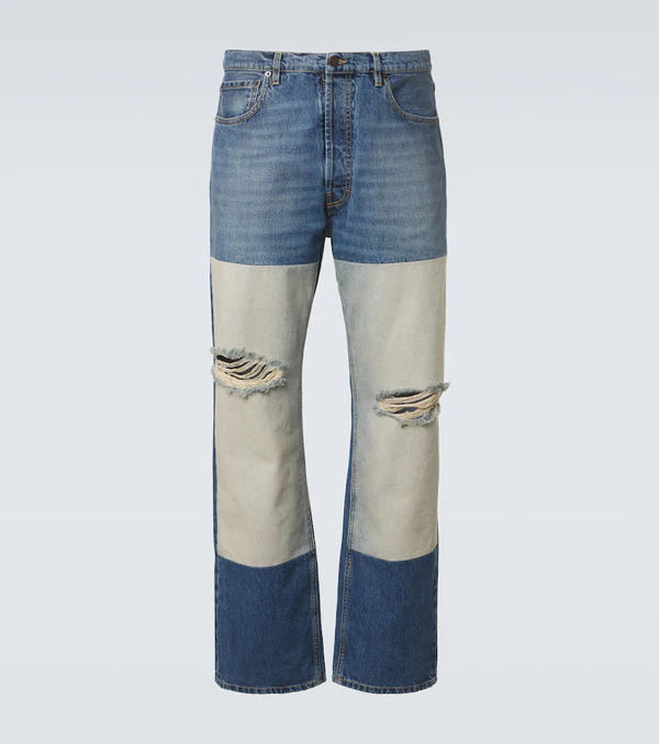  Maison Margiela Maison Margiela Distressed Straight Jeans 