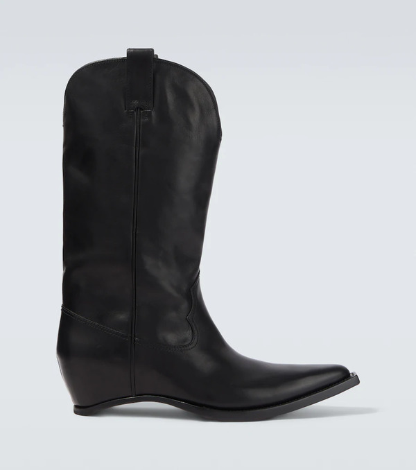  Maison Margiela Maison Margiela Heel-less Leather Cowboy Boots 