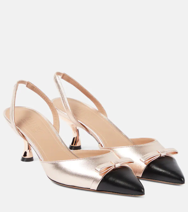 Malone Souliers Malone Souliers Bernadette Leather Slingback Pumps 