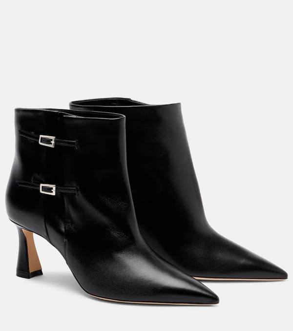  Malone Souliers Malone Souliers Norma 70 Leather Ankle Boots 