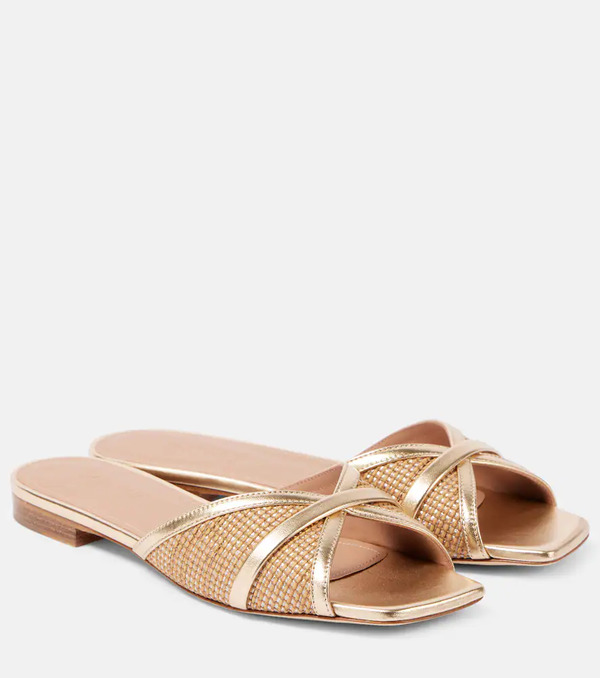 Malone Souliers Malone Souliers Perla Raffia Sandals 