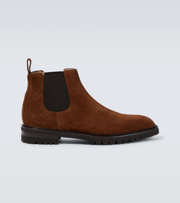  Manolo Blahnik Manolo Blahnik Brompton Suede Chelsea Boots 