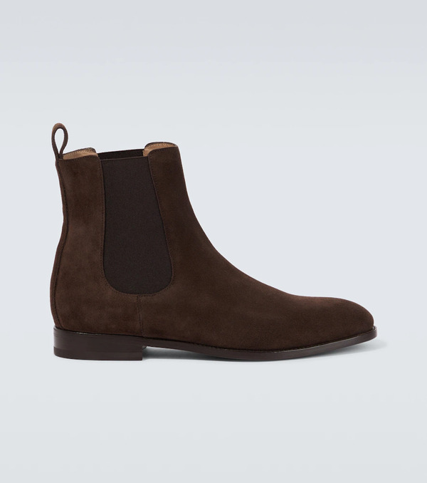  Manolo Blahnik Manolo Blahnik Delsa Suede Chelsea Boot 
