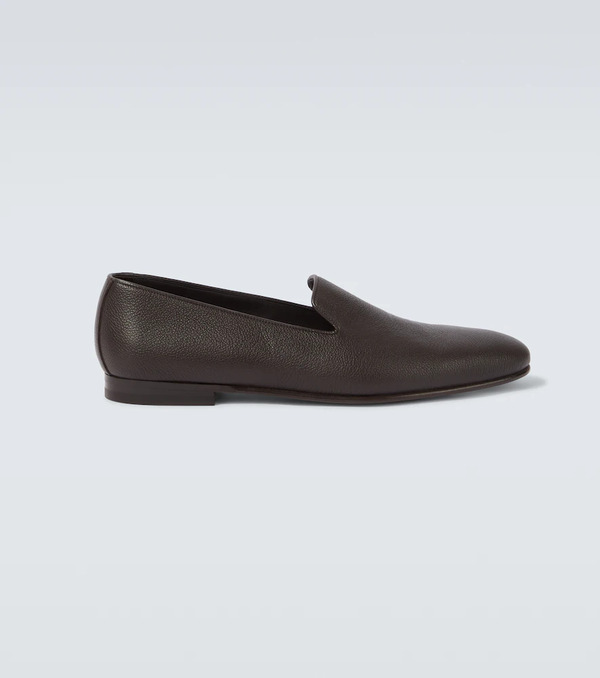  Manolo Blahnik Manolo Blahnik Leather Loafers 