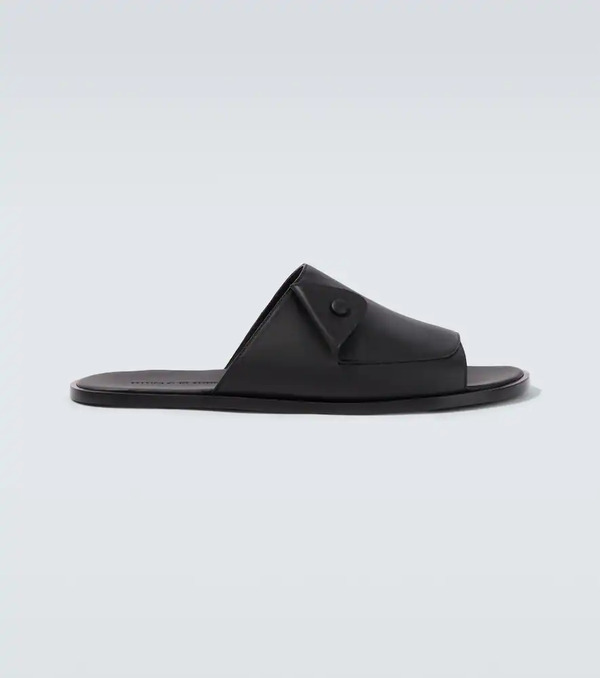  Manolo Blahnik Manolo Blahnik Lino Leather Sandals 