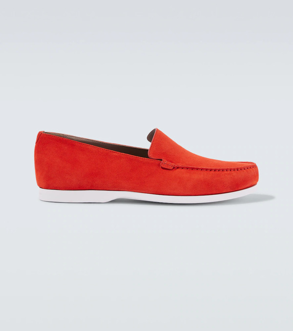  Manolo Blahnik Manolo Blahnik Monaco Suede Loafers 