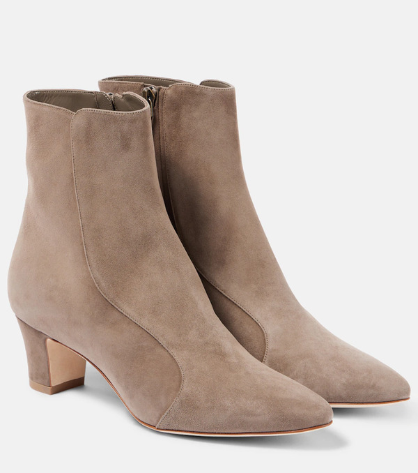  Manolo Blahnik Manolo Blahnik Myconia 50 Suede Booties 