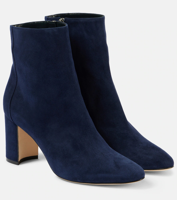  Manolo Blahnik Manolo Blahnik Rosie Suede Ankle Boots 
