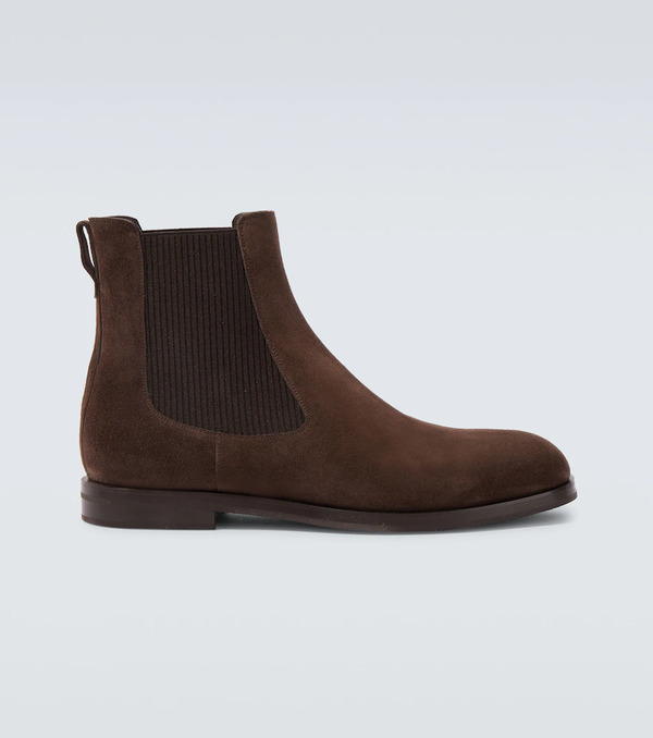  Manolo Blahnik Manolo Blahnik Sempione Suede Chelsea Boots 