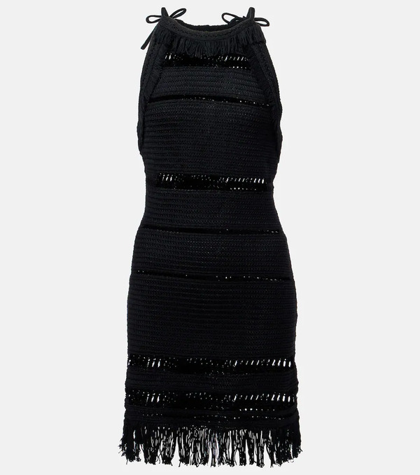  Marant Etoile Marant Etoile Araliage Macrame Cotton Minidress 