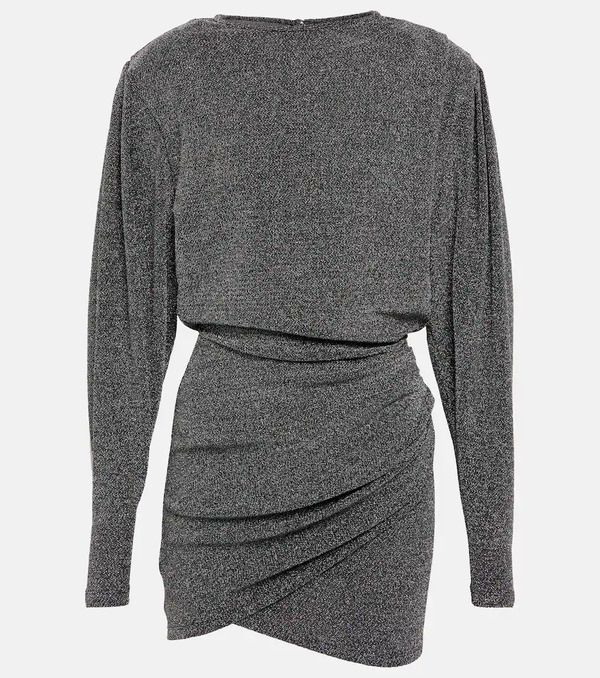  Marant Etoile Marant Etoile Benedicte Metallic Knit Minidress 