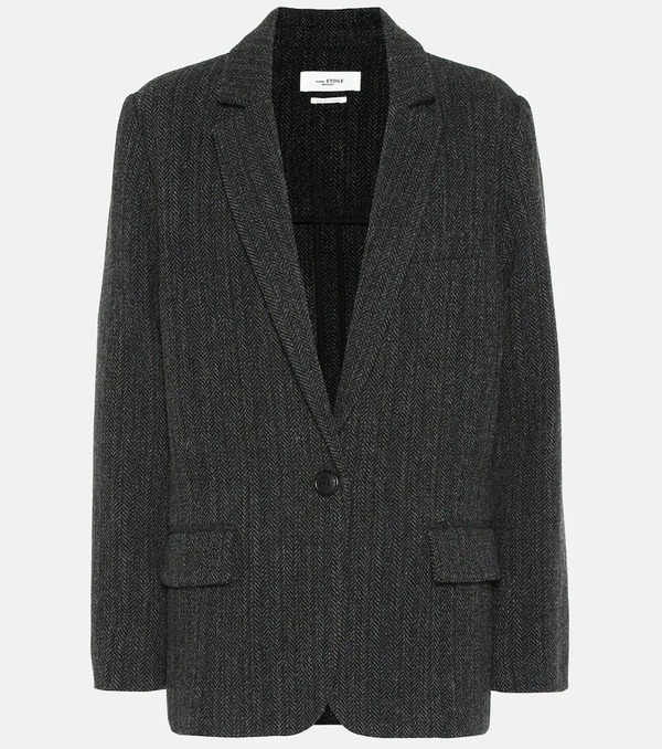  Marant Etoile Marant Etoile Charly Herringbone Wool Jacket 