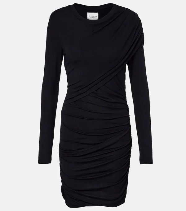 Marant Etoile Marant Etoile Denise Draped Jersey Minidress 