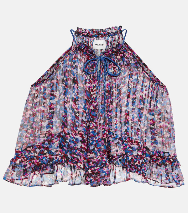  Marant Etoile Marant Etoile Fabino Printed Georgette Top 