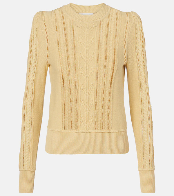  Marant Etoile Marant Etoile Kalyn Cotton And Wool Sweater 