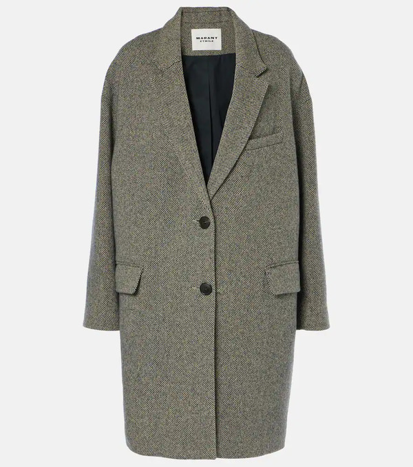  Marant Etoile Marant Etoile Limizag Wool-blend Coat 