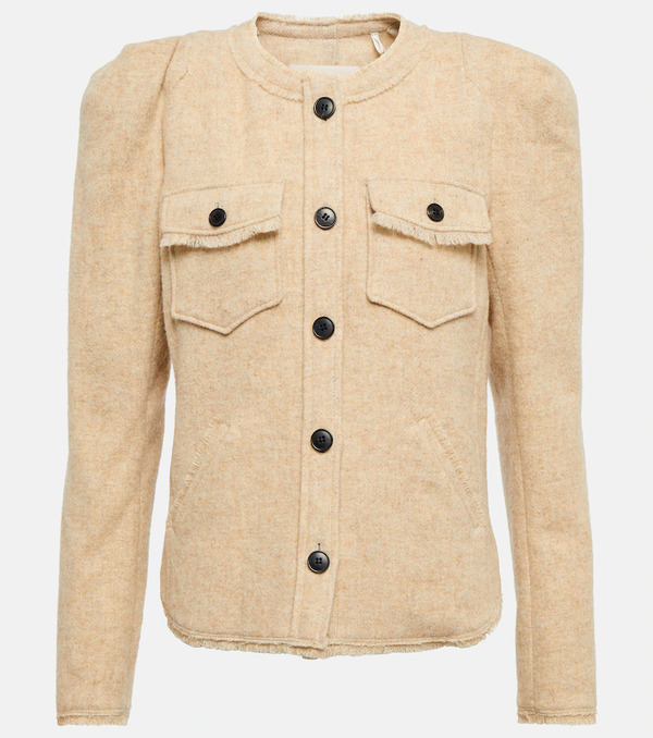  Marant Etoile Marant Etoile Nelly Wool-blend Jacket 