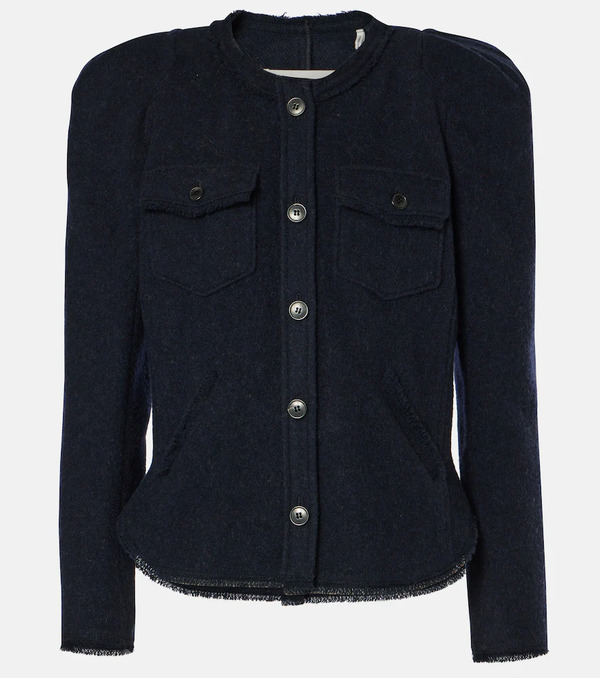  Marant Etoile Marant Etoile Nelly Wool-blend Jacket 