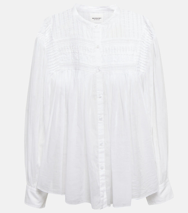  Marant Etoile Marant Etoile Plalia Oversized Cotton Blouse 