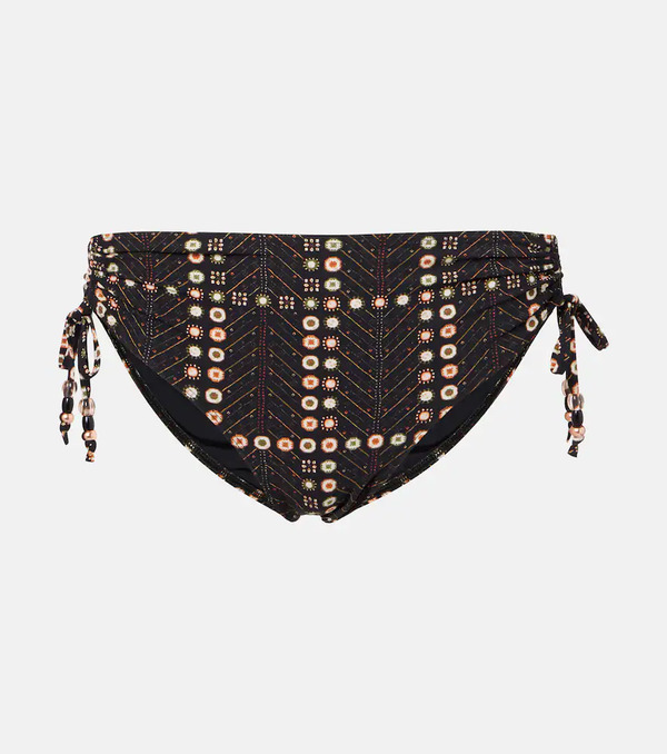  Marant Etoile Marant Etoile Prudige Printed Mid-rise Bikini Bottoms 