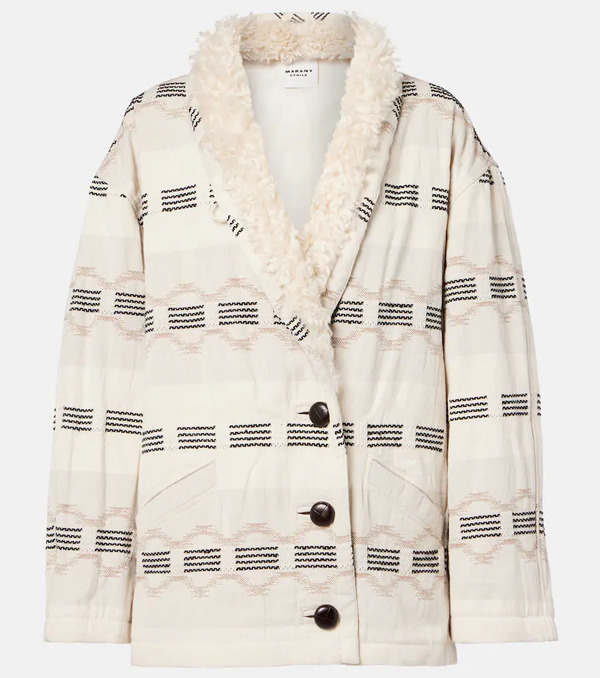  Marant Etoile Marant Etoile Qayla Cotton-blend Jacquard Jacket 