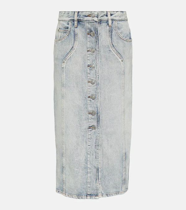  Marant Etoile Marant Etoile Vandy Denim Midi Skirt 