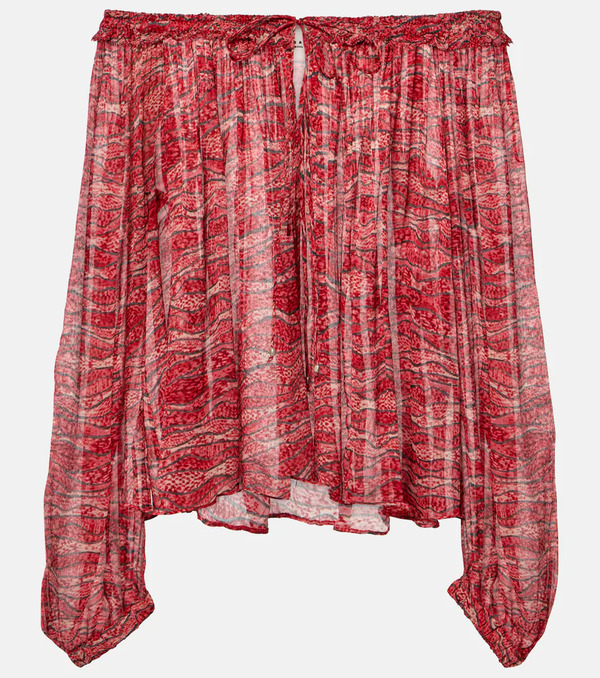  Marant Etoile Marant Etoile Vutti Chiffon Top 