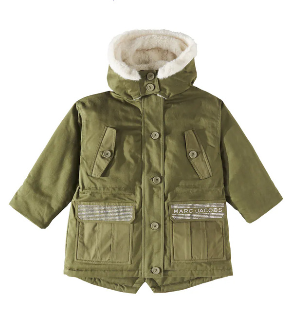  Marc Jacobs Kids Marc Jacobs Kids Cargo Couture Embellished Parka 