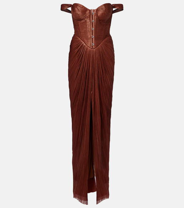  Maria Lucia Hohan Maria Lucia Hohan Susie Silk Bustier Gown 