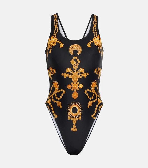  Marine Serre Marine Serre Printed Swimsuit 