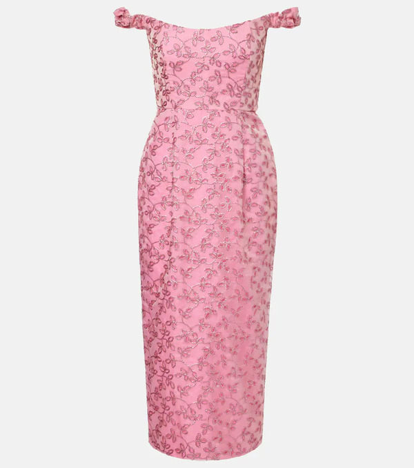  Markarian Markarian Amina Sequined Midi Dress 