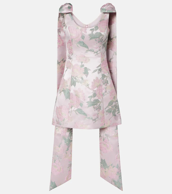  Markarian Markarian Gita Floral Brocade Minidress 